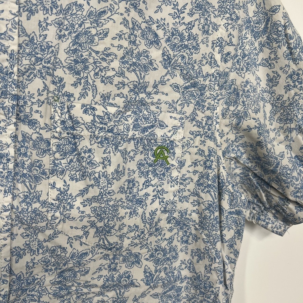Christian Audigier Shirt Mens S Floral Ed Hardy Y2K Grunge Vintage Embroidered - Picture 3 of 9